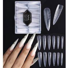 Shein pcs Long Stiletto Nail Gel Extension Mold Dual Nail Prolong 120-pack