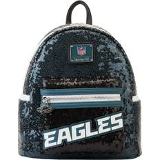 Polypropylenes Backpacks Loungefly Philadelphia Eagles Sequin Mini Backpack - Blue