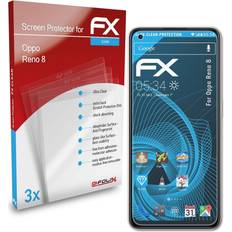 Screen Protectors atFoliX 3x Screen Protection Film Oppo Reno 8