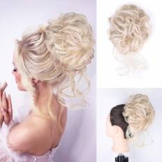 Hair Buns Shein Messy Bun Hair Piece Updo With Tendrils Hair Extensions