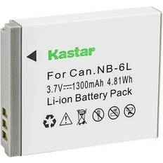 Kastar Inc, 1-Pack NB-6L Battery 3.7V 1300mAh Canon PowerShot