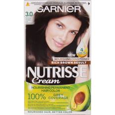 Garnier Hiusvärit & Värinhoidot Garnier Nutrisse Cream #3.0 Dark Brown