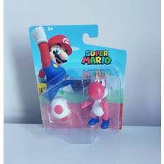 Action Figure JAKKS Pacific Super Mario World of Nintendo 2.5 Inch Figure Light Blue Yoshi with Egg