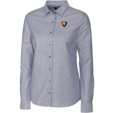 Golf - Women Shirts Cutter & Buck Women's Oxford Shirt - Charcoal