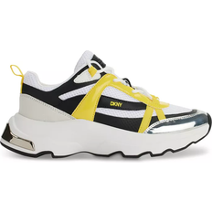 Leather Running Shoes DKNY Juna W - Bright White/Yellow