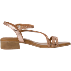 Tamaris Leather Sandals - Rose Glam