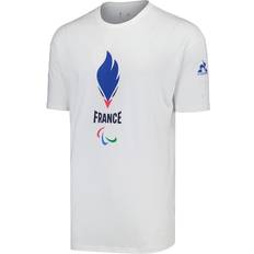 Olympics T-shirts Olympics Paris 2024 Paralympics Le Coq Sportif Team France Olympic Village T-shirt