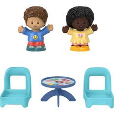 Figurines Sold by: GREATPRICE, Little People Figure Set Includes 2 Little People Figures 2 Chairs and Table