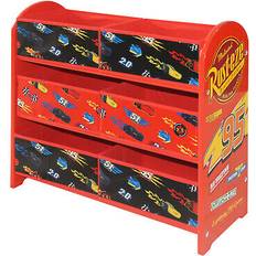 Disney Pixar cars lightning mcqueen storage unit with 6 storage boxes