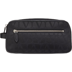 Nylon Neceseres Valentino Garavani Iconographe Washbag - Black