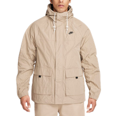 Beige - Men Jackets Nike Men's Club Bandon Jacket - Khaki/Black