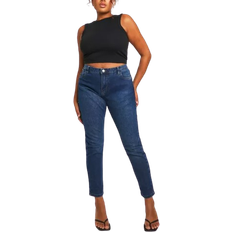 Boohoo Skinny Jeans boohoo Plus Basic Stretch Skinny Jeans - Mid Blue