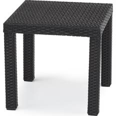 Synthetic Rattan Outdoor Side Tables Garden & Outdoor Furniture Decoâ¢ 20x20in Outdoor Side Table