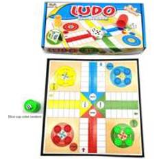 LUDO, Strategy Game, Portable Foldable Game, Family Entertainment, Classic Games, Chessboard Size:25*25 Cm 10*10 In, Party Games, English, EspaÃ ol