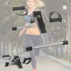Shein Pc Foldable Exercise Bike Pedal Fitness Exerciser Cycle Bike With LCD Display Mini Pedal Exerciser For Leg Arm Home Office Gym