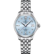 Certina Analoge - Automatiske - Dame Armbåndsure Certina DS Action Lady Powermatic 80 C032.207.11.046.00 Dameur, Blue, 34,5 mm