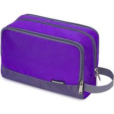 Purple Toiletry Bags & Cosmetic Bags WANDF Sold by: Pride RE, Toiletry Bag for Men Hanging Dopp Kit Water Resistant Shaving Bag Small Toiletry Bag for Traveling Dark Purple