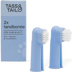 Tass & Tail Fingertandborste hund 2-pack