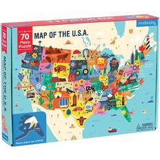 Mudpuppy Map of the U.S.A 70 Pieces