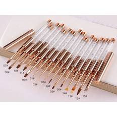 Gold Nail Tools Shein pc Nail Art BrushRose Gold With Diamond Nail Brush Various From