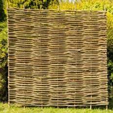 Premium Hazel Hurdle Woven Wattle Garden Fence Panel