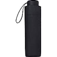Vicloon Mini paraply, hopfällbart paraply med paraplyväska, Mini reseparaply, Vindtätt reseparaply fickstorlek, kompakt, bärbar, stark, lätt, regn och solskydd för kvinnor män och barn（svart）