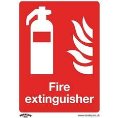 Sealey Worksafe Prohibition Sign Fire Extinguisher