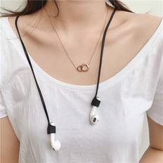 Headphone Accessories Shein pc AntiLoss Silicone Rope Compatible With Apple Airpods