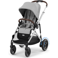Cybex silver Cybex e-Gazelle S Stone Grey Silver Klapvogn