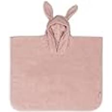 Babyhåndkler Jollein Poncho de bain lapin wild rose (1-4 ans) Taille Unique Rose