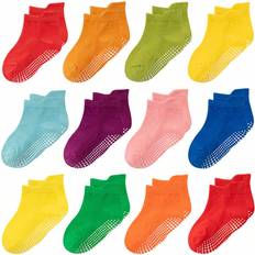 Children's Clothing Shein Pairs Non Slip Toddler Socks Infant Baby Kids Grip Socks For Boy Girls Anti Skid Ankle Socks For Year Children