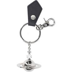 Wallets & Key Holders Vivienne Westwood '3D Orb' Logo Keyring - Silver U