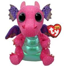 TY Beanie Boo Spitfire Pink Dragon 15cm