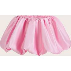 Shein Skirts Shein Yk Solid Color Low Waist Pleated Bubble Fower Mini Skirt