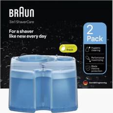 Rengøring af barbermaskiner på tilbud Braun CCR2 3-in-1 ShaverCare Rensepatroner 2 Stk