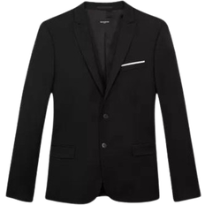 Wool Blazers The Kooples Men's Single Breasted Wool Blazer - Black