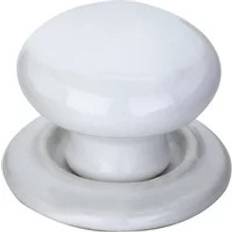 Designer Levers Boston Ceramic Mortice Door Knob White 3
