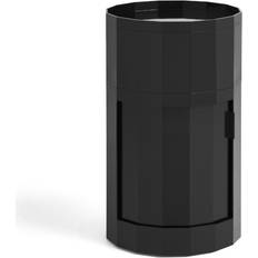 Hay Cabinets Hay Facet high side table feet/wheels Anthracite Black Storage Cabinet