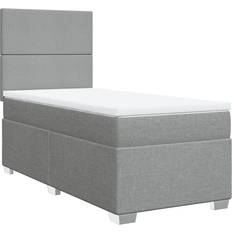 Conjuntos de Cama vidaXL Cama Box Spring Con Colchón 90 x 190 cm - Gris