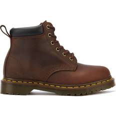 Brown - Men Ankle Boots Dr. Martens 939 Ben Boot Crazy Horse Leather Lace Up Boots - Brown