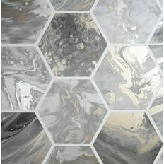 Cheap Grey Wallpapers Arthouse Marbled Hex (908502)