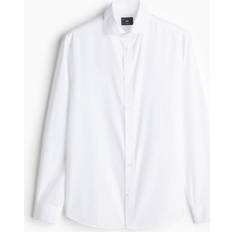 L - Slim Shirts H&M Slim Fit Easy-Iron Shirt White