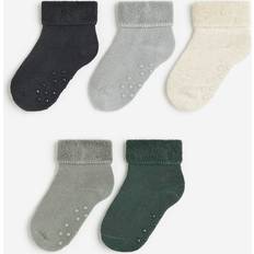 H&M Underwear H&M 5-pack Non-slip Terry Socks Green 000