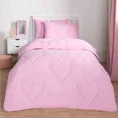 OHS Heart Duvet Cover Pink (198x137cm)