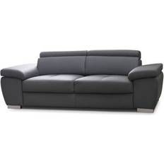 Adjustable Seat Sofas Mano Roxi Grey Sofa 216cm 3 Seater