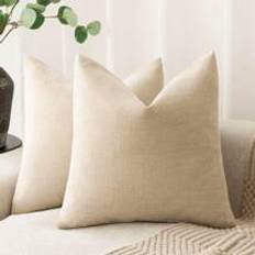 Bambu Kuddar Shein Luxury Soft Style Bamboo Joint Chenille Kuddöverdrag Beige