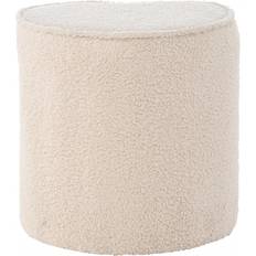 Venture Home Beige Taburetter Venture Home Heart Puf Teddy Beige 30.5 x 30.5 cm Siddepuf