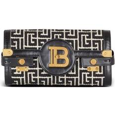 Katoen Clutches Balmain B-Buzz 23 clutch dames katoen/leer Eén maat Zwart