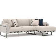 JVMoebel Modern Grey Sofa 252cm 4pcs 4 Seater