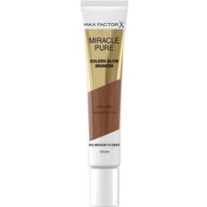 Max Factor Bronceadores Max Factor Miracle Pure polvos bronceadores en crema para iluminar la piel tono 002 Medium to Dark 15 ml